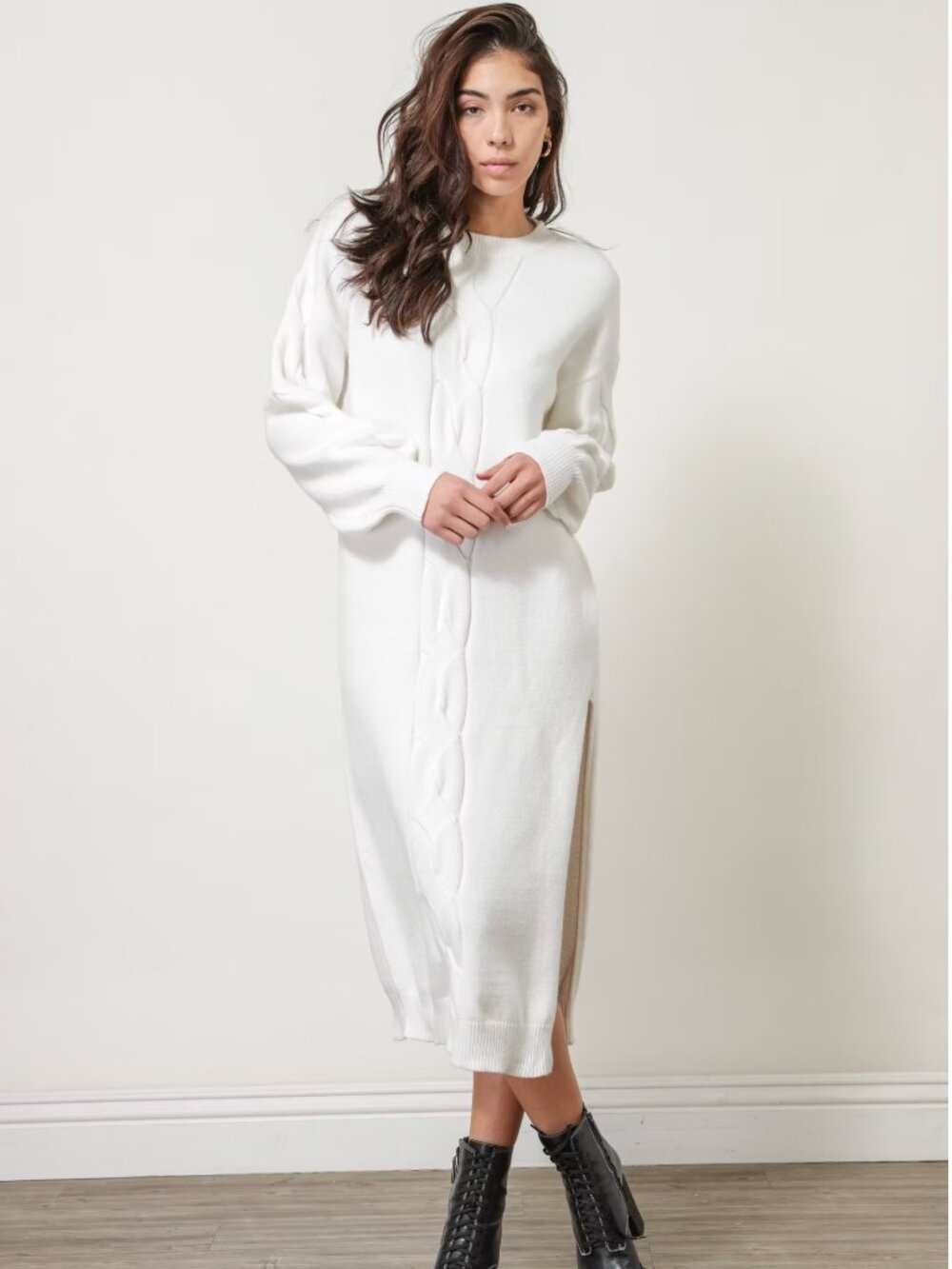 MAYA MAXI SWEATER DRESS